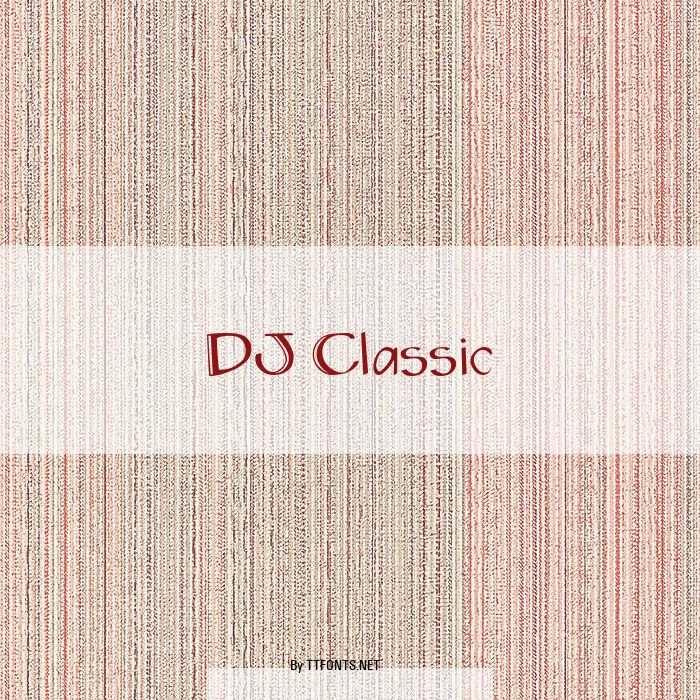 DJ Classic example